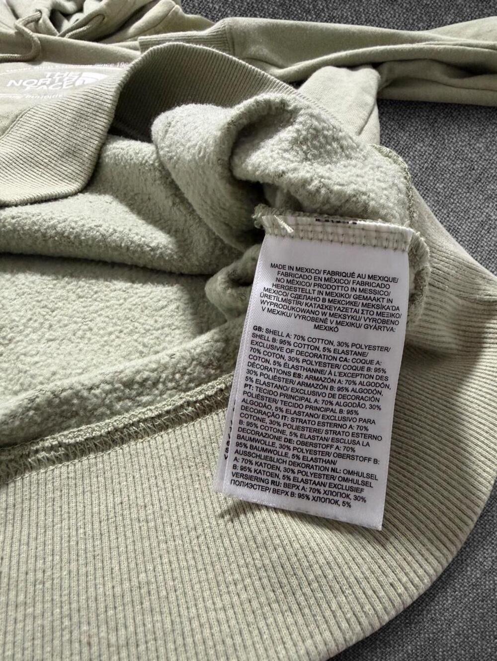 The North Face Women’s Sage Green Logo Pullover Hoodie Small - Picture 5 of 8